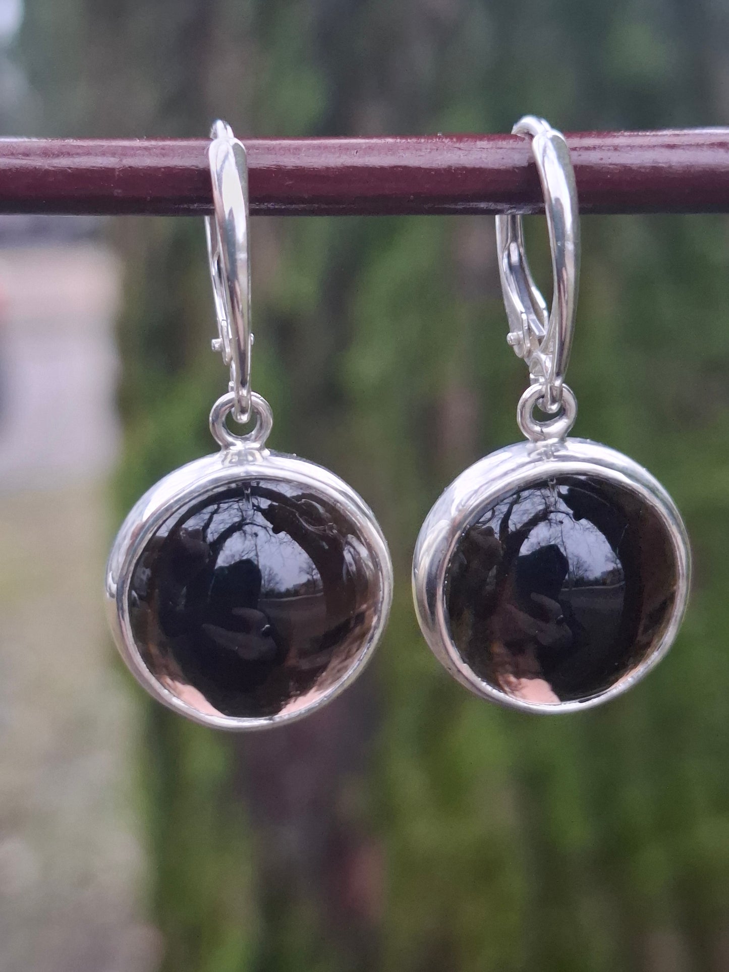 Smokey quartz earrings