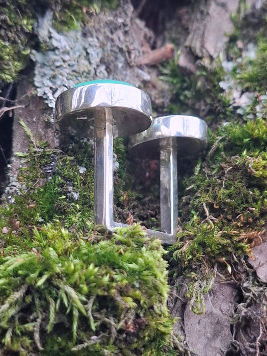 Amethyst, chalcedony, silver ring